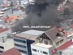 Kebakaran Perumahan di Kebon Kelapa, Jakarta Pusat