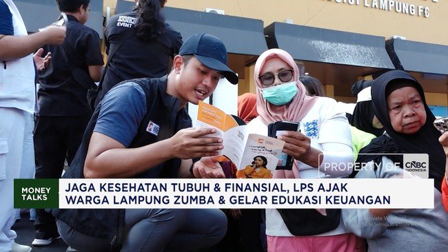 Kegiatan Zumba dan Edukasi Keuangan di Bandar Lampung