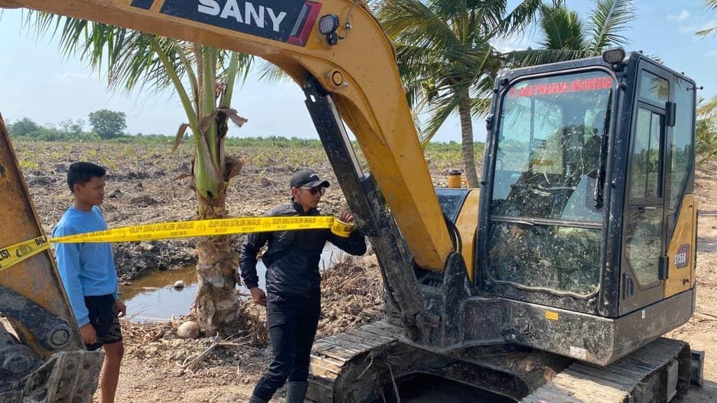Penangkapan Empat Pelanggar Hutan Lindung di Sumsel