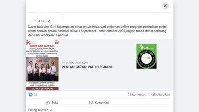 Mengenal Hoaks Pemutihan Data Pinjol di Media Sosial