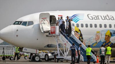 Insiden Mendarat Pesawat Garuda di Makassar
