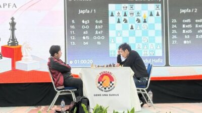 Pecatur Muda Indonesia Tumbang di Duel Match Japfa Chess Festival 2026
