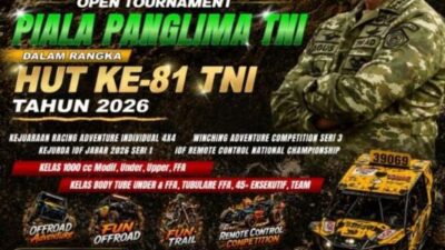 Bandung Menjadi Tuan Rumah Turnamen Offroad Piala Panglima TNI