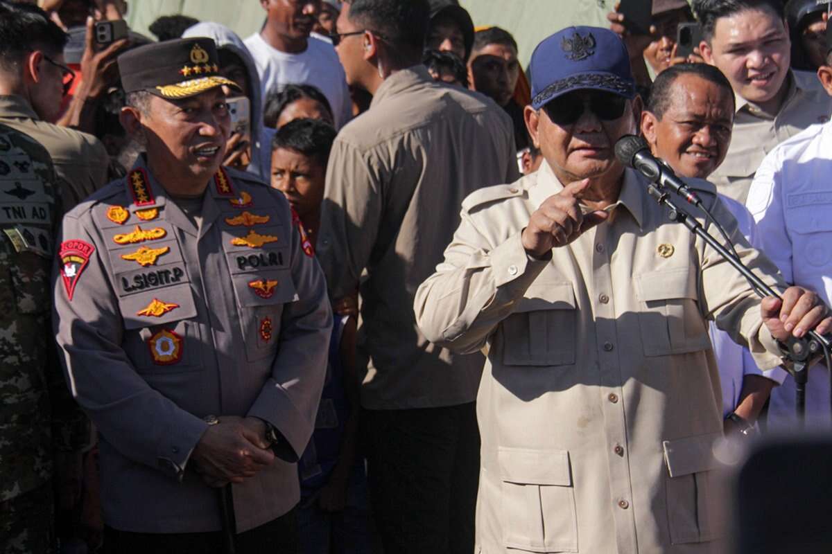 Laporan Penanganan Gempa Flores oleh Presiden Prabowo