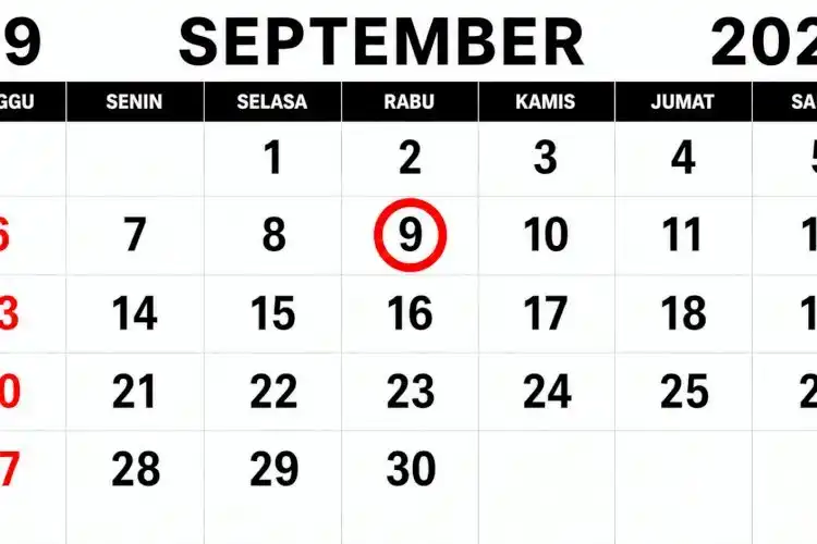Peringatan Menarik di 9 September Peringatan Menarik di 9 September
