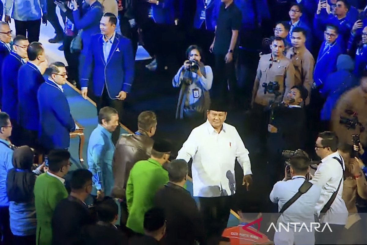Momen Penting Prabowo dan Gibran di HUT ke-25 Demokrat