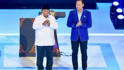 Ucapan Terima Kasih Prabowo di HUT ke-25 Partai Demokrat