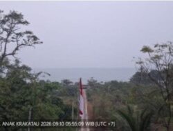 Peringatan Aktivitas Gunung Anak Krakatau