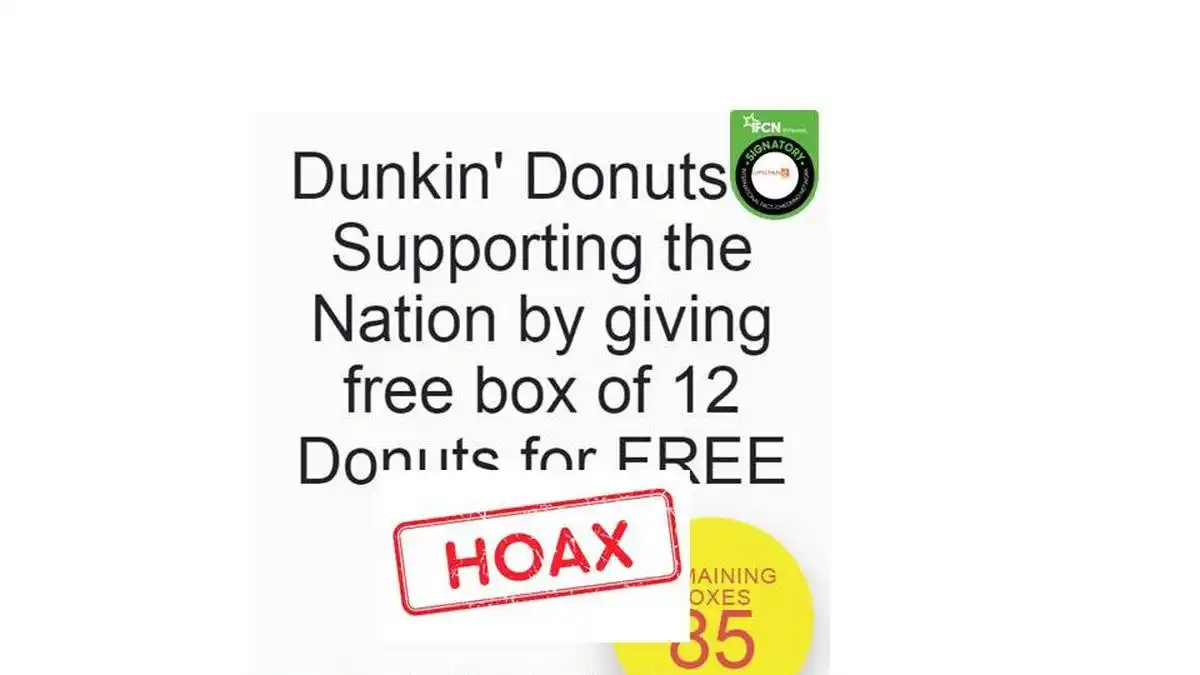 Hoaks Terhadap Kedai Donat yang Beredar di Pesan Berantai