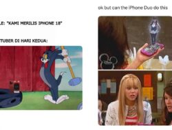 Kemeriahan Peluncuran iPhone 18 dan iPhone Duo di Dunia Meme