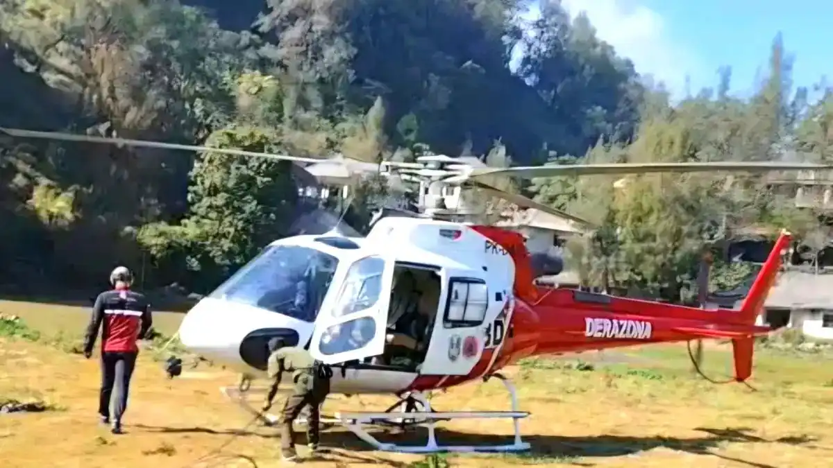 BPBD Jatim Tunda Water Bombing karena Cuaca Buruk