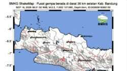 Guncangan Seismik Kecil Menghantam Bandung