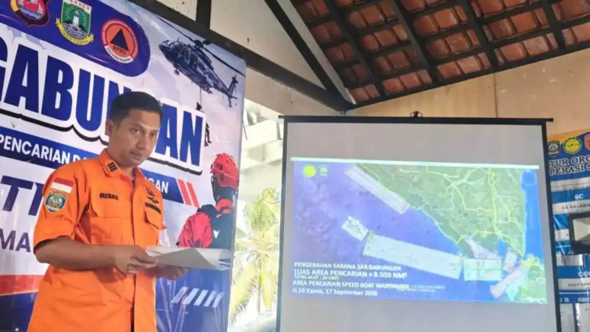 Pencarian Jurnalis Hilang di Selat Sunda Diperluas Signifikan