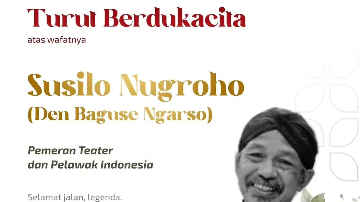 Kehilangan Besar untuk Dunia Seni: Susilo Nugroho Menutup Usia