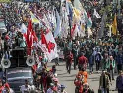 Rekayasa Lalu Lintas Terkait Demo Buruh di Jakarta