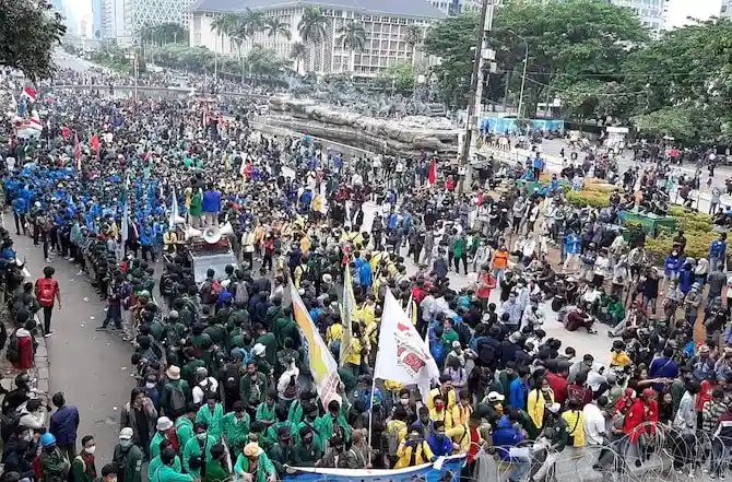 Aksi Bersama Tiga Organisasi Mahasiswa untuk Suara Rakyat