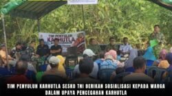 Tim Penyuluh Karhutla Sesko TNI Berikan Sosialisasi Kepada Warga Dalam Upaya Pencegahan Karhutla Tim Penyuluh Karhutla Sesko TNI Berikan Sosialisasi Kepada Warga Dalam Upaya Pencegahan Karhutla