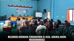 Wujudkan Dukungan Pembangunan di Desa, Babinsa Hadiri Musrenbangdes