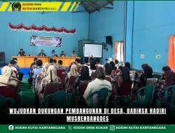 Wujudkan Dukungan Pembangunan di Desa, Babinsa Hadiri Musrenbangdes