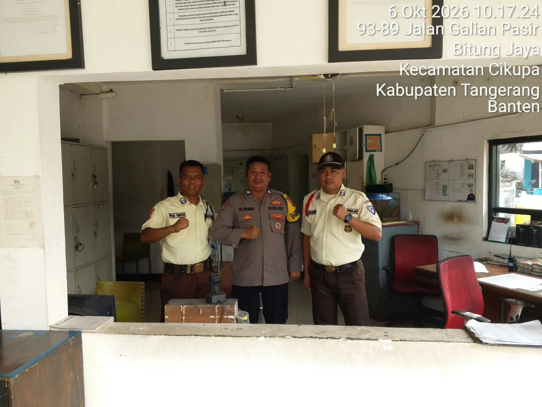 Sambangi Satpam PT Prima Makmur Rotokemindo, Aiptu Tri Iskandar Perkuat Kamtibmas