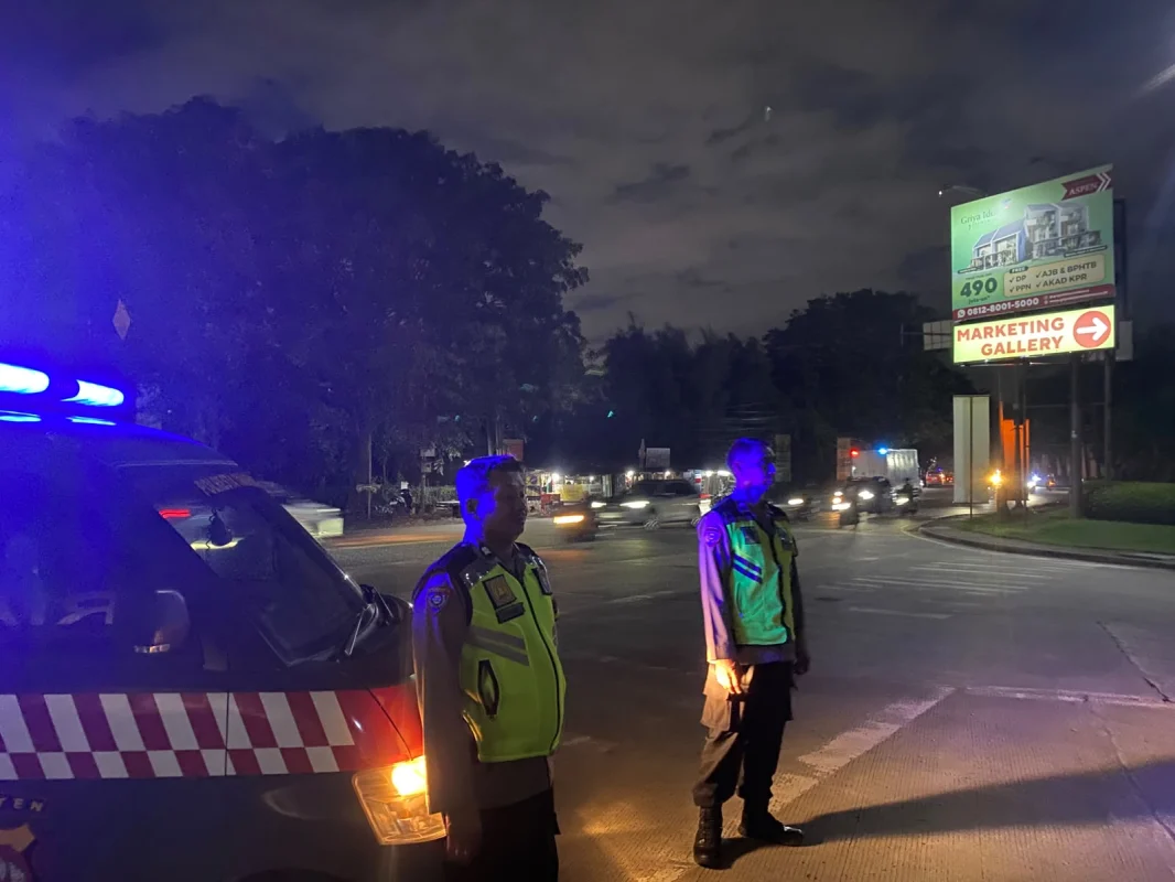 Ops Cipkon KRYD, IPTU Pius Pimpin Patroli Mobile di Wilayah Hukum Polsek Cikupa