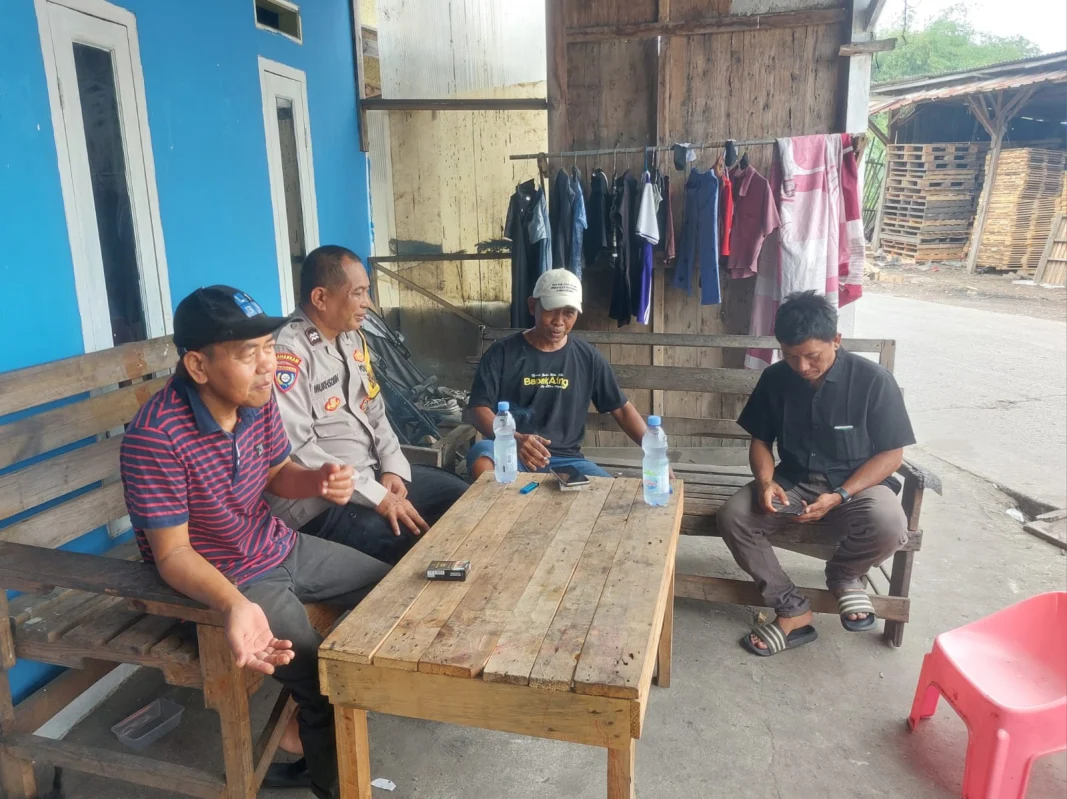 Program Poliran, Aiptu Mukhsodin Beri Motivasi Warga Pengangguran di Desa Sukadamai