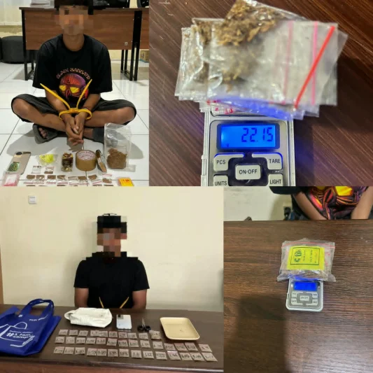 Ditresnarkoba Polda PBD Ungkap Dua Kasus Tembakau Sintetis atau Sinte, Dua Tersangka Diamankan
