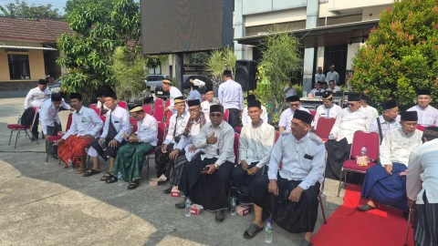 IPTU Mahdi Hadiri Upacara Peringatan Hari Santri Nasional 2026 Tingkat Kecamatan Cikupa