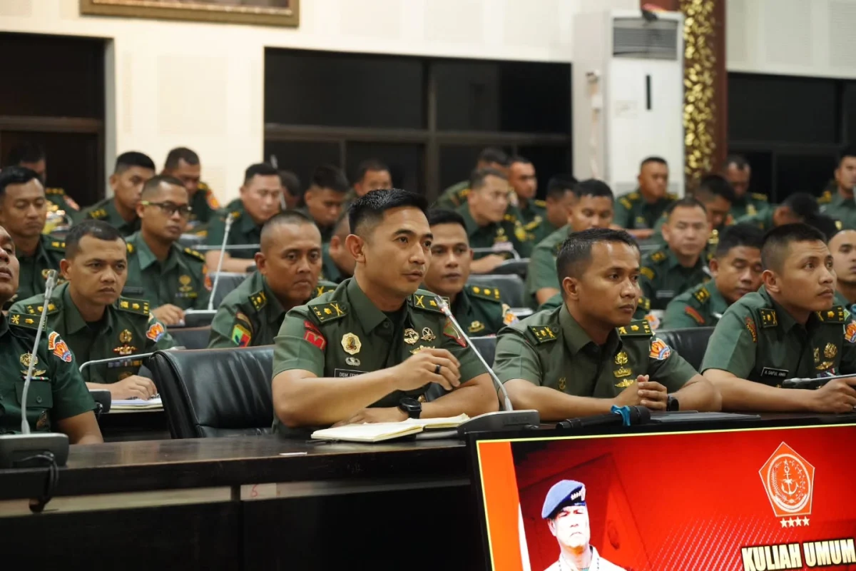 Wapang TNI Tekankan Nilai Kepemimpinan kepada Pasis Dikreg ke-68 Seskoad
