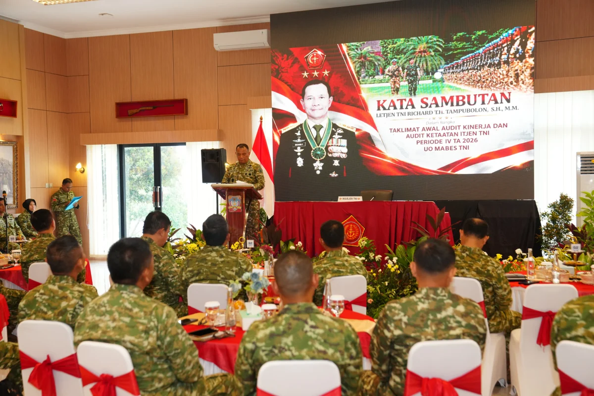 Itjen TNI Perkuat Pengawasan, Kawal Akuntabilitas Program dan Anggaran