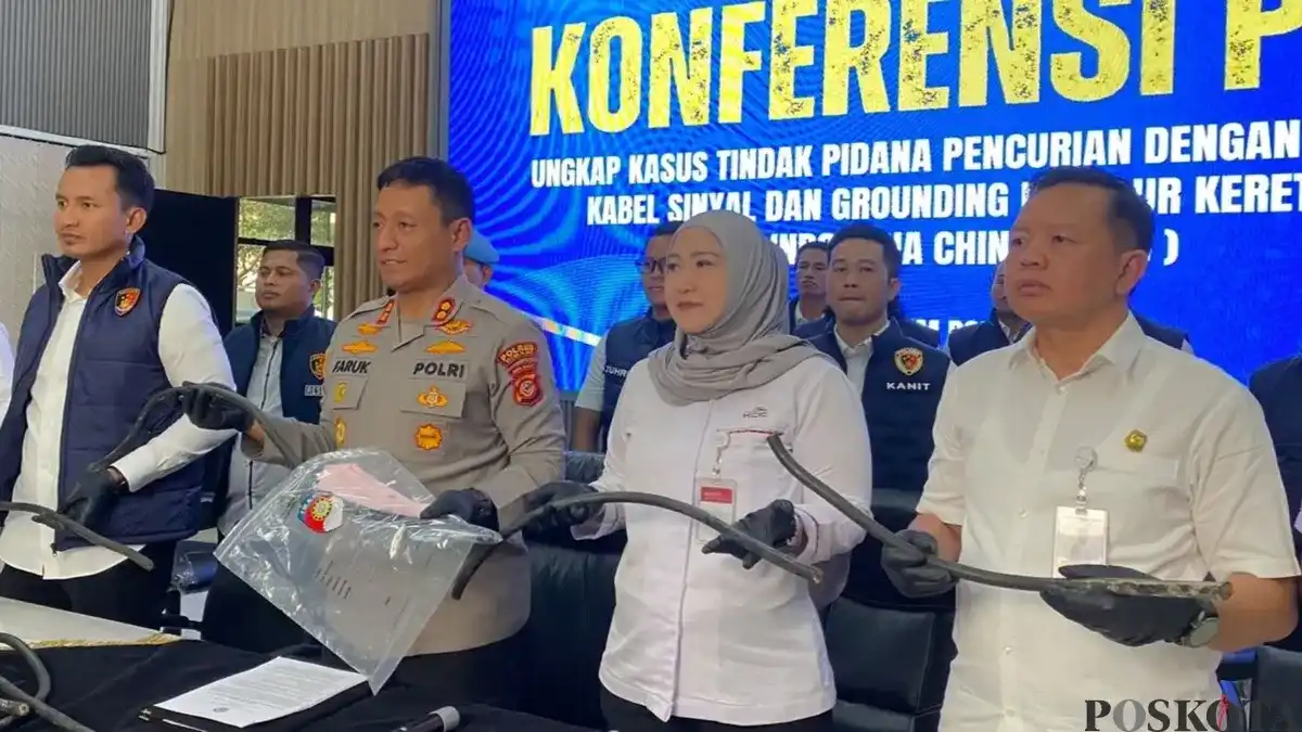 Komplotan Pencurian Kabel Sinyal Terungkap, Kereta Cepat Terhambat