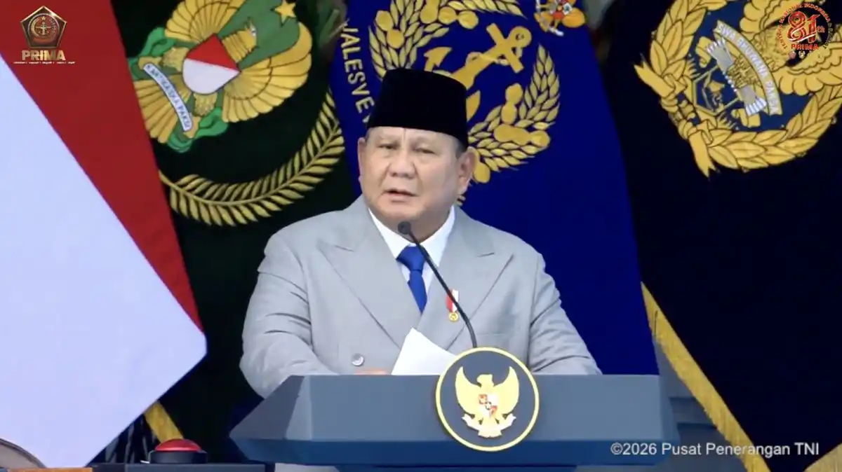 Prabowo Tegaskan TNI Berakar dari Rakyat dan Hadir dalam Kesulitan