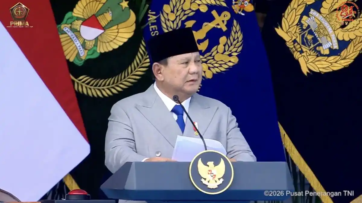 Prabowo Resmikan Enam Kodam dan 204 Satuan Baru TNI