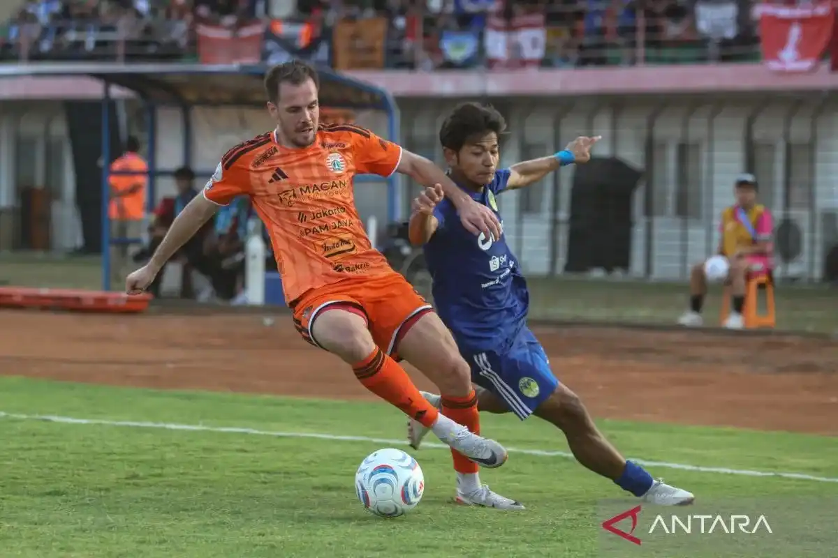Persija Tampil Dominan, PSIM Yogyakarta Takluk Empat Gol di Bantul