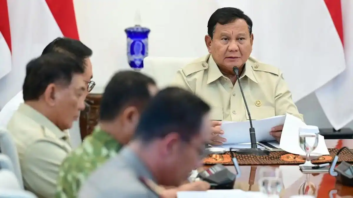 Prabowo Bahas Penguatan Penanganan Karhutla dalam Rapat Terbatas di Istana