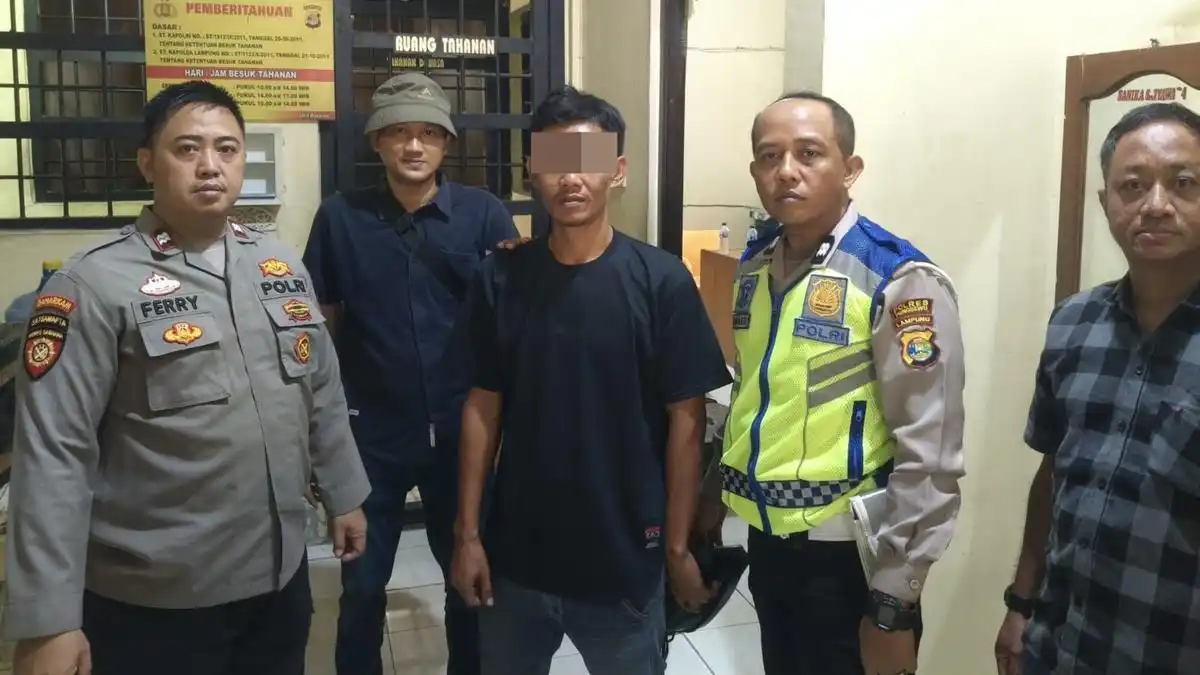 Sopir Truk Fuso Serahkan Diri Setelah Kecelakaan Tewaskan Dua Pelajar di Pringsewu