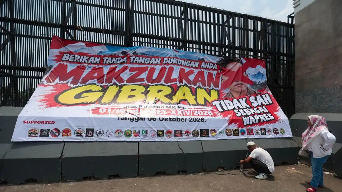 KNPRI Gelar Aksi di DPR, Desak Pemakzulan Wakil Presiden Gibran