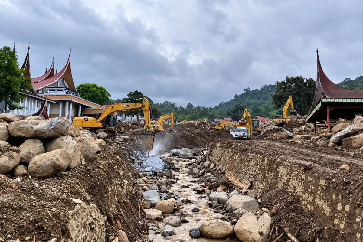 Mitigasi Banjir Bandang Solok Diperkuat dengan Sistem Peringatan Dini dan Sabo Dam