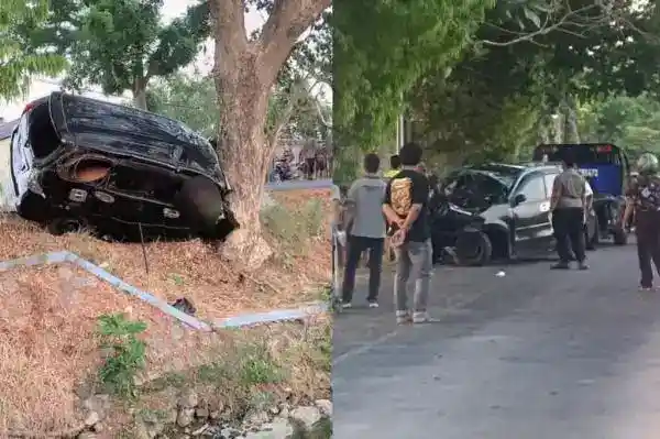Xenia Menabrak Pohon di Bojonegoro, Pengemudi Muda Tewas