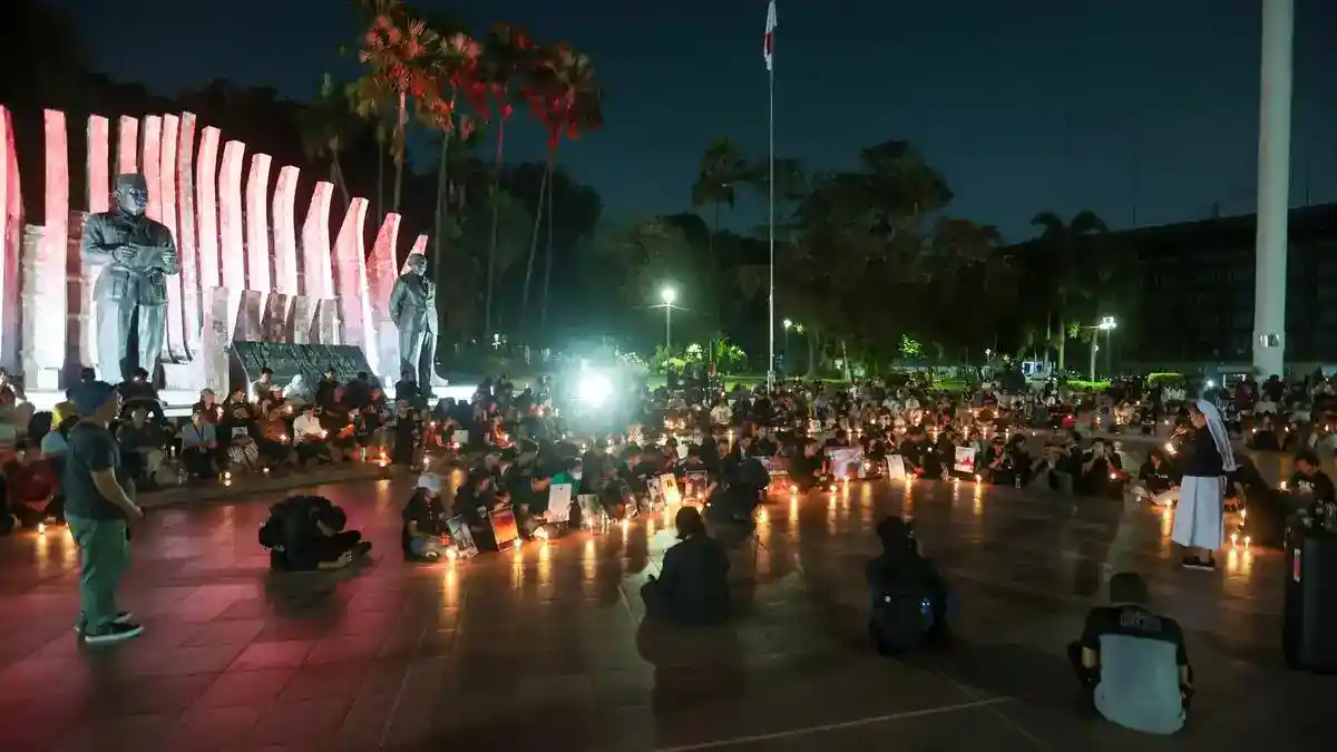 Doa Solidaritas di Jakarta Serukan Penghentian Karhutla