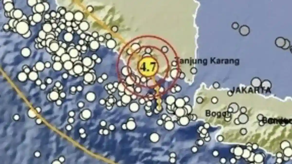 BMKG Catat 20 Gempa di Tanggamus, Getaran Terasa di Sejumlah Wilayah