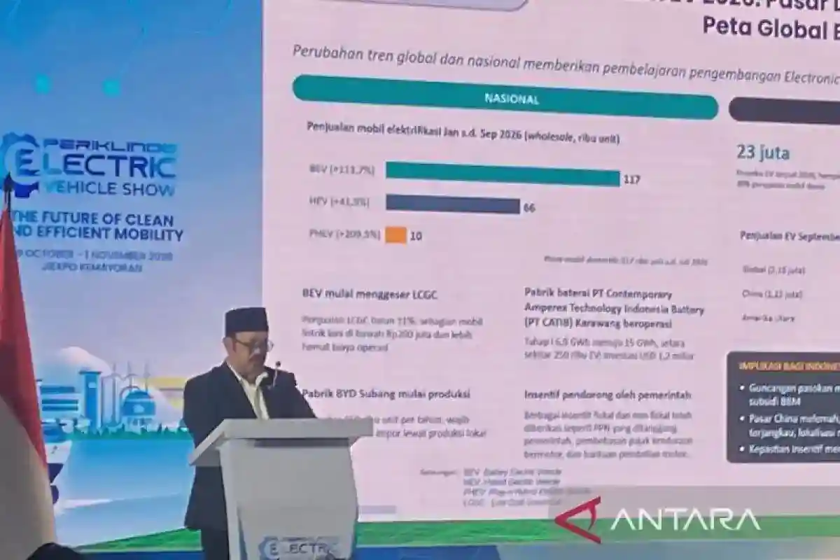 Bappenas Dorong Ekosistem Kendaraan Listrik Tumbuh Berkelanjutan