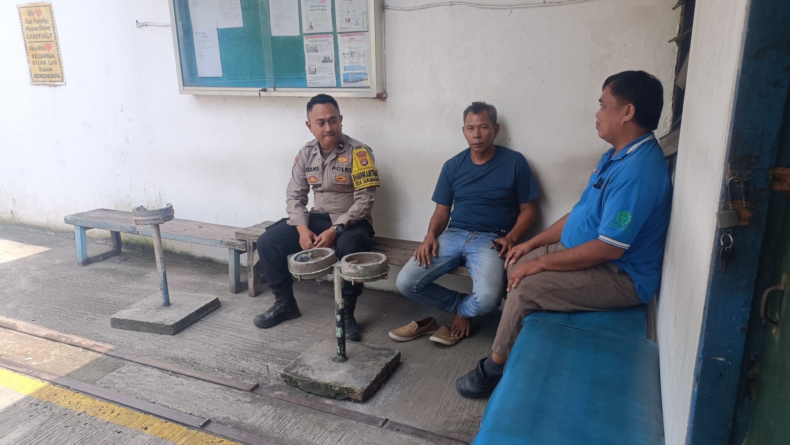 Bhabinkamtibmas Desa Sukanagara Laksanakan Program Poliran, Polisi Peduli Pengangguran